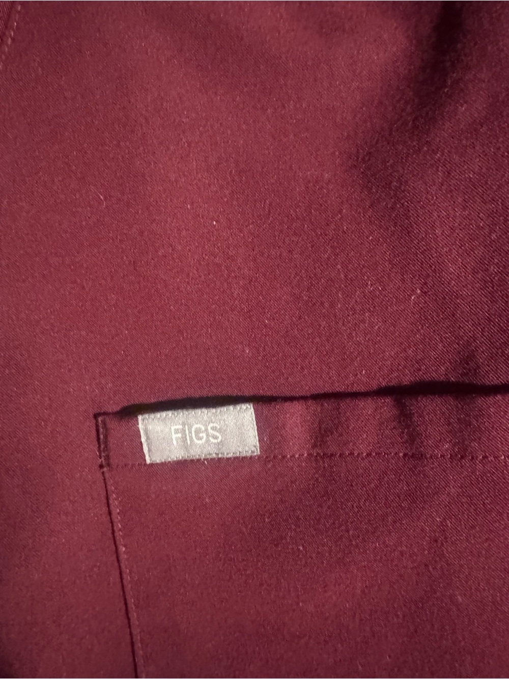 FIGS Lot of 2 Scrub Top in Wine size XL